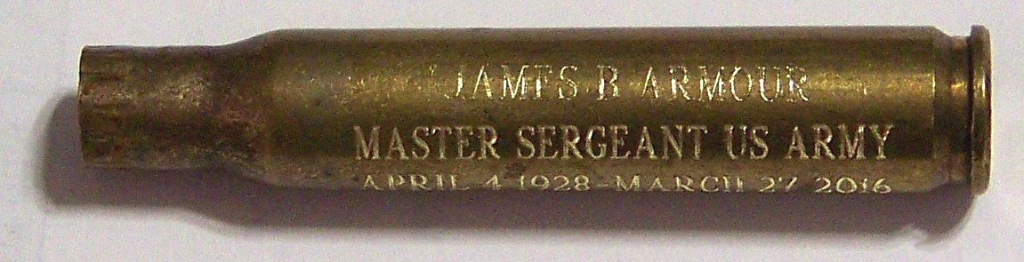 shell casing engraved